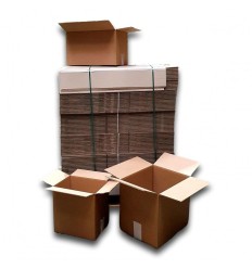 1 PALLET DA 1100 SCATOLE 20X15X15 2 ONDE - Scatole in cartone