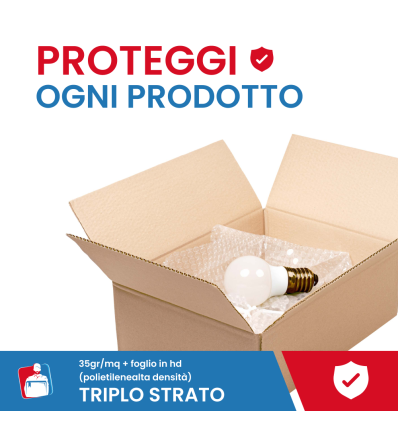 Pluriball 50X100 35GR/mq + hd - Protezione e Materiale Imballaggio