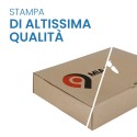 SCATOLE 1 ONDA AVANA PERSONALIZZATA FUSTELLATA 21,5X15,5X5 - Scatole