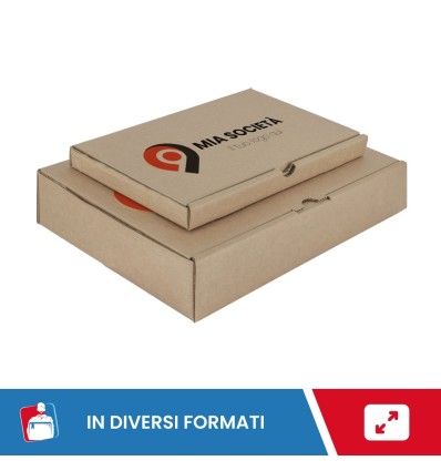 SCATOLE 1 ONDA AVANA PERSONALIZZATA FUSTELLATA 21,5X15,5X5 - Scatole