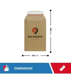 BUSTE IN CARTONCINO 321X455 PERSONALIZZATA - Buste Per Spedizioni 2