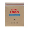 Buste a sacco per spedizione e reso in carta 450x500+80 personalizzate