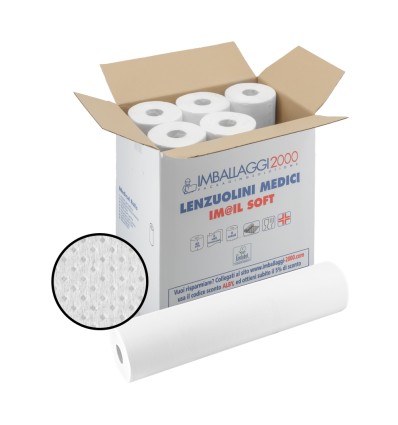 Palucart® lenzuolino medico per lettino rotolo carta lettino massaggio 6  lenzuolini medici 75 altezza 60cm