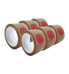 rotolo nastro adesivo avana stampato sigillo di garanzia 50x66 rosso - Nastri adesivi