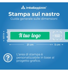 NASTRO ADESIVO PERSONALIZZATO IN NEGATIVO 50X66 - Scotch E Nastri Adesivi Personalizzati 2