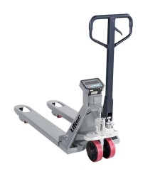 Transpallet pesatore manuale Pramac PY20, portata 2000 kg, forche 1150x540 mm - Imballaggi per Tutte le Esigenze