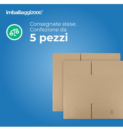 SCATOLA DOPPIA ONDA 70X50X30 - Scatole