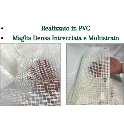 Telo Occhiellato Impermeabile in Polietilene – Resistente, Anti-Strappo, Multiuso per Coperture e Protezione - Imballaggi per Tu