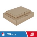 SCATOLE 1 ONDA AVANA AUTOMONTANTE FUSTELLATA 43X31X5 - Scatole